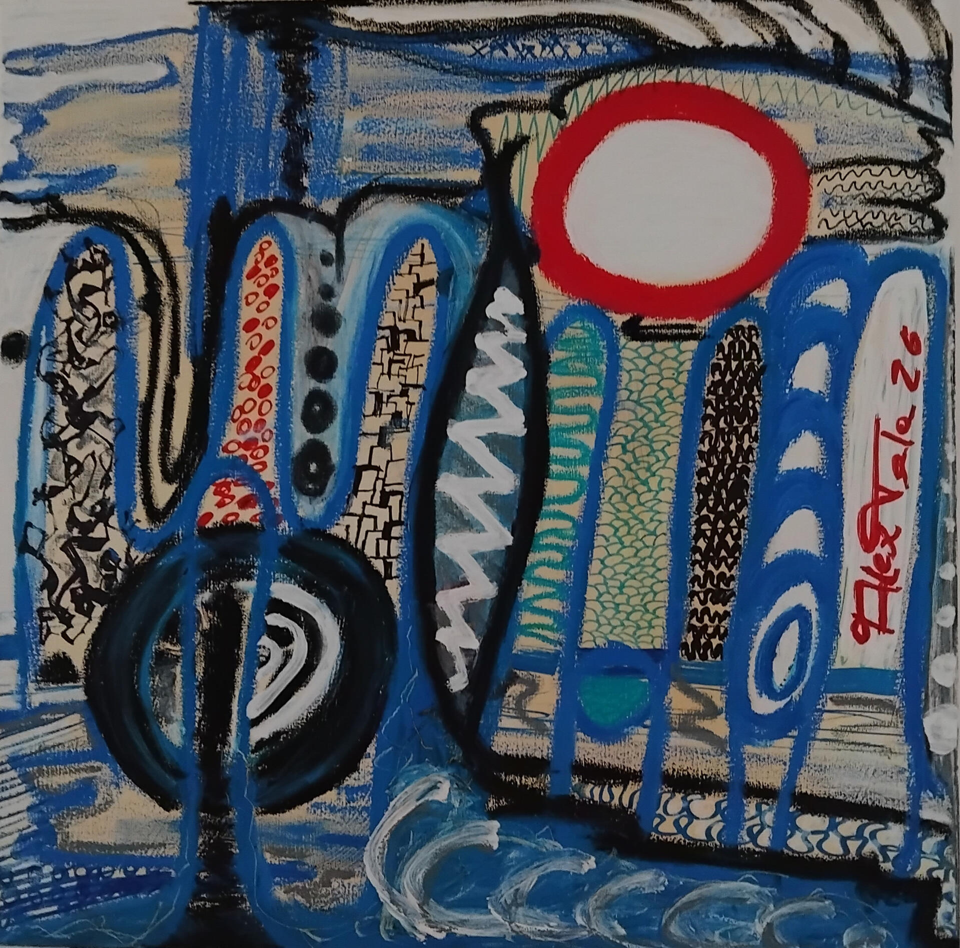 Zeitgenössische abstrakte Kunst Organische Formen, dynamische Linien und kraftvolle Farbkontraste verbinden sich zu intuitiven Bildwelten voller Bewegung, Energie und Emotion. Entdecken Sie Originalwerke, Kunstdrucke und aktuelle Arbeiten von Alex Terla.