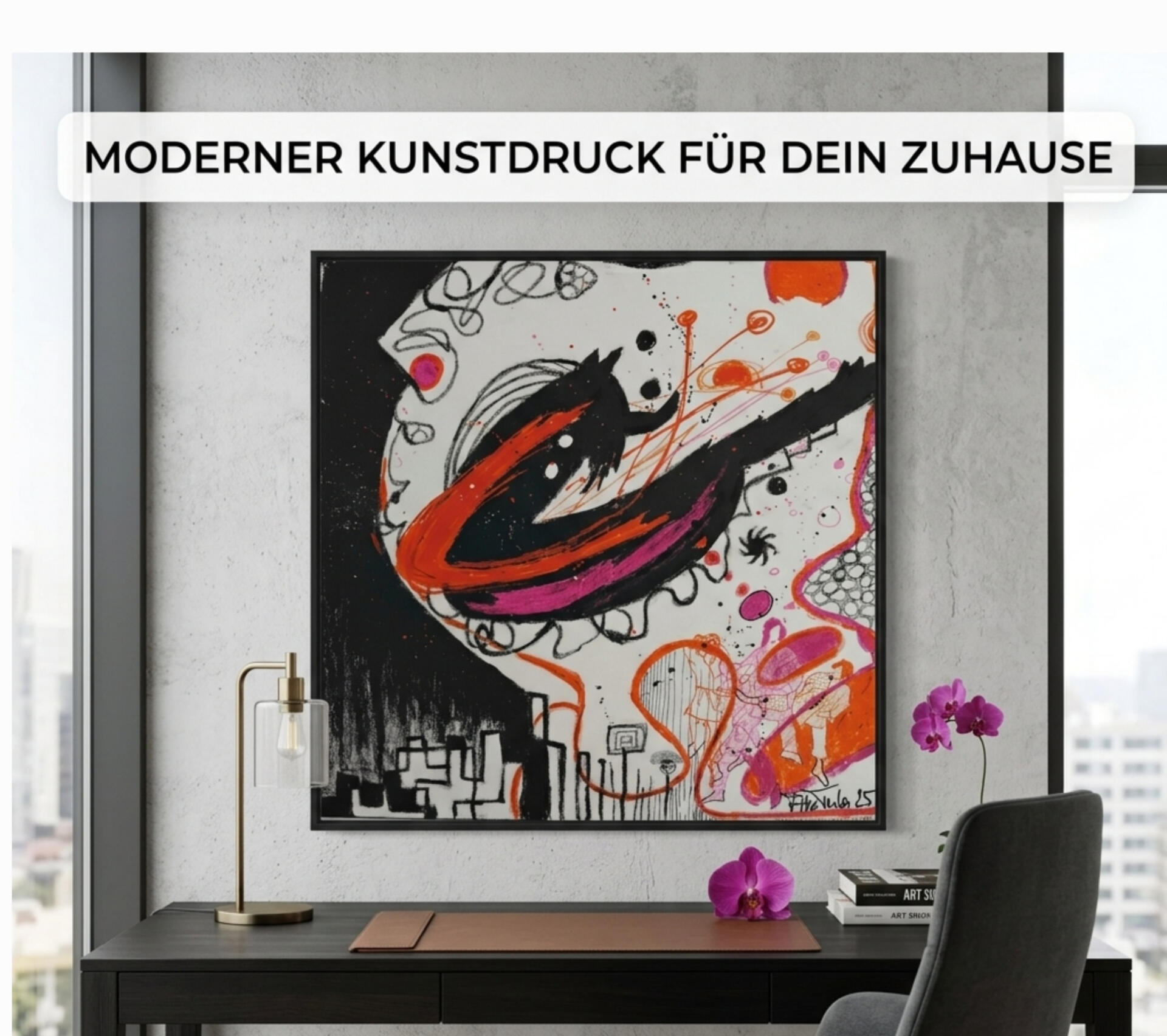 Zeitgenössische abstrakte Kunst Organische Formen, dynamische Linien und kraftvolle Farbkontraste verbinden sich zu intuitiven Bildwelten voller Bewegung, Energie und Emotion. Entdecken Sie Originalwerke, Kunstdrucke und aktuelle Arbeiten von Alex Terla.